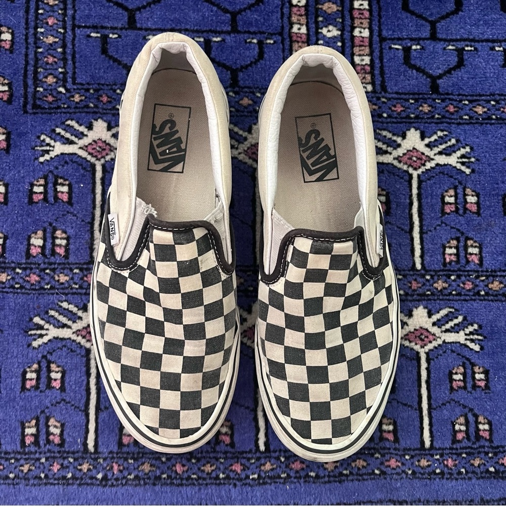 Vans Classic Slip-On Checkerboard Shoes